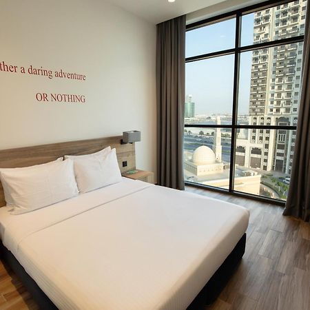 Kingsgate Al Jaddaf Hotel By Millennium Dubaj Kültér fotó