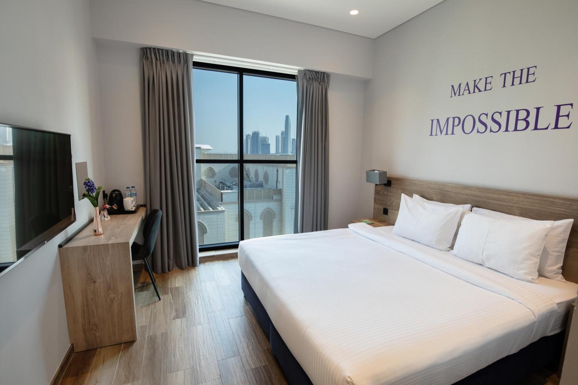 Kingsgate Al Jaddaf Hotel By Millennium Dubaj Kültér fotó