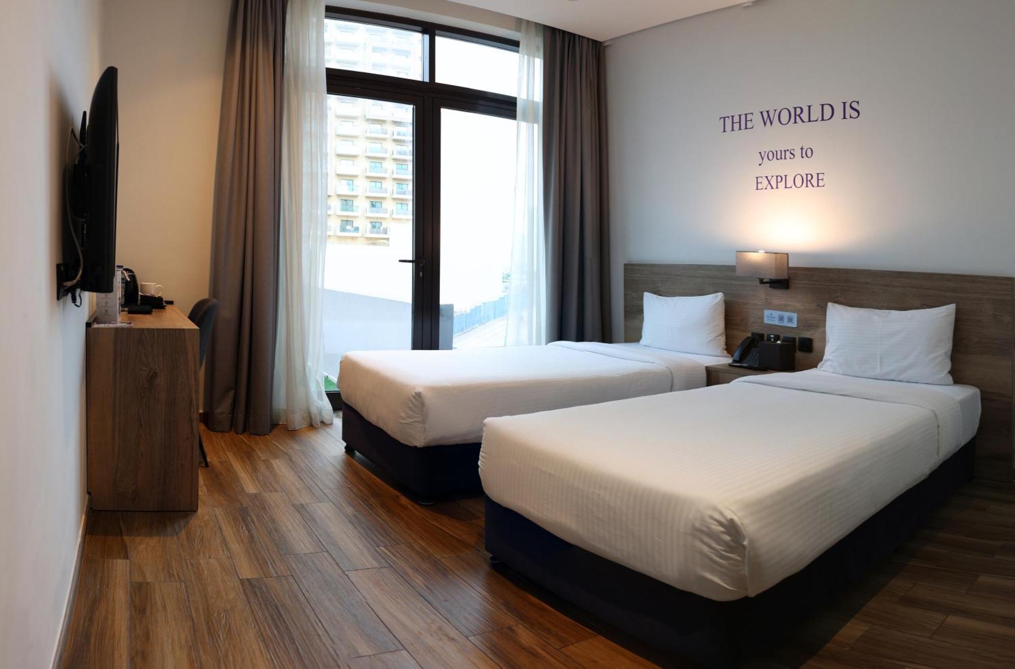 Kingsgate Al Jaddaf Hotel By Millennium Dubaj Kültér fotó